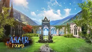 Harry Potter Inspired - Hogwarts Courtyard Ambience - Sunny Springtime Outdoors Soundscape 1 hour