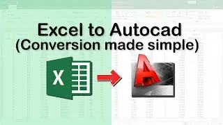 Excel to Autocad [Free Software]