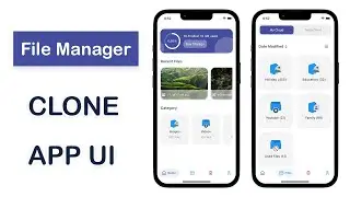 Flutter UI - File Manager UI App - Home - File Manager - File Manager Detail Page - Speed Code