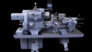 Интересный токарно револьверный станок прошлого столетия // Interesting turret lathe