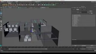 Maya 2016 - Setting up a placeholder whitebox for the Unity 5 engine, Part 1.