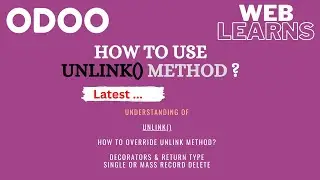 How to override the unlink method in Odoo | Remove Records Using ORM Method