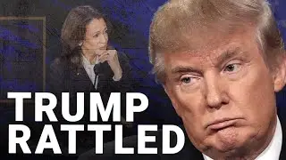 Trump 'rattled' by Kamala Harris as he struggled to make eye contact with vice president