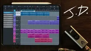 Home Studio Vlog (Cubasis, Bias FX 2, Digistix, Retro Piano) - iPad Music Production