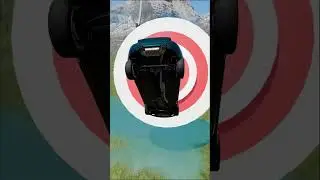 Bullseye Car Jump #shorts #beamngdrive #crashboompunk