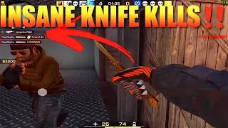 Standoff 2 Insane Knife Kills In Competitive Match On Rust‼️