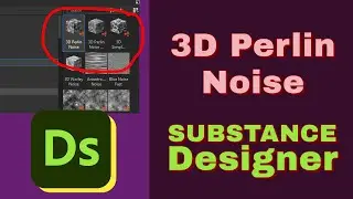 Exploring 3D Perlin Noise with Cube 3D Gbuffer in Substance 3D Designer