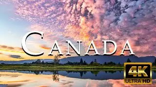 FLYING OVER CANADA (4K UHD) - Relaxing Music Along With Beautiful Nature Videos - MAGIC MELOFY