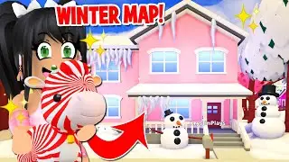 Lets Get *READY FOR WINTER* in OVERLOOK BAY ROBLOX NEW WINTER MAP UPDATE