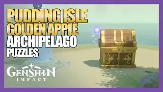 [Guide] Pudding Isle Puzzle with 4 chests | World Quests and Puzzles| Genshin Impact 2.8
