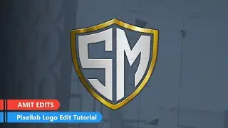 SM Logo Design |SM Logo Edit Tutorial |S M Professional Logo Edit On Pixellab |Pixellab Logo Design