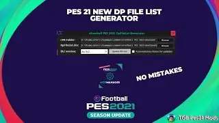 PES 2021 New DP File List Generator (No Mistakes)