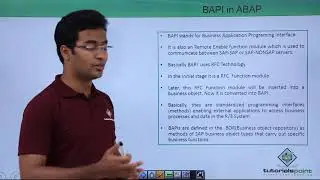 SAP ABAP - BAPI