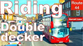 London Bus Ride Route 44 Garratt Lane to Southside Wandsworth 1 Feb 2022 🇬🇧@ridingdoubledecker