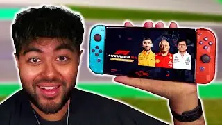 Playing an F1 Game on the Nintendo Switch...