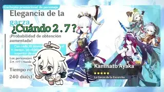 ¿Cuál es la situacion actual de la versión 2.7 de Genshin Impact?