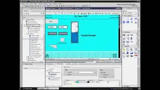 09: How to Animate an Object on an HMI Screen from TIA Portal || WinCC