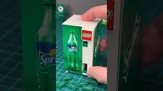 Working Lego Soda Vending Machine with Safe #lego