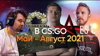 2021 ГОД В CS:GO (МАЙ - АВГУСТ) - AKUMA ЧИТЕРЫ? DE_ANCIENT, HUNDEN ВИНОВЕН, OLOF ВЕРНУЛСЯ!