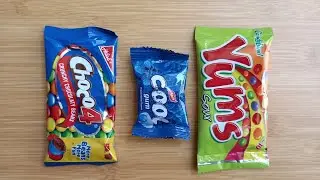 Choco4 Beans vs Cool Gum vs Yums