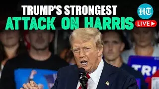 LIVE | Trump Slams Harris As Radical Left Lunatic In Fiery North Carolina Rally