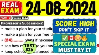 IELTS Listening Practice Test 2024 with Answers | 24.08.2024 | Test No - 836