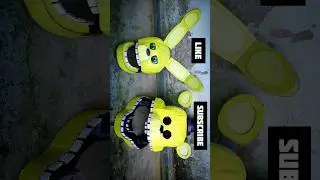 Spring Bonnie And Fredbear Freddy Mask #shorts #fivenightsatfreddys #fnafmovie #cosplay