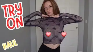 Try On Haul Sheer Aerie Top
