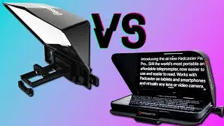 Padcaster Parrot Pro vs Parrot vs Desview T2 - Teleprompter FOV 24mm & 16mm Tests