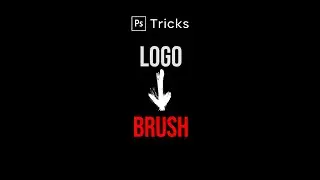 How to Convert Your Logo into  Brush - Photoshop Tips - Tamil Tutorial #shorts