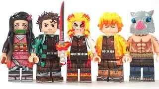 Lego Demon Slayer: Kimetsu no Yaiba 鬼滅の刃 Unofficial Lego Minifigures