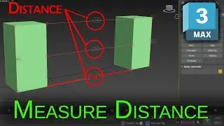 How to measure distance b/w object in 3ds max tutorial with Tape & Design Tool Box