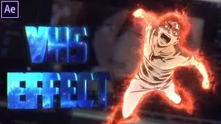 after effects tutorial amv - vhs effect