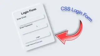 Login Page Design Using HTML CSS Only