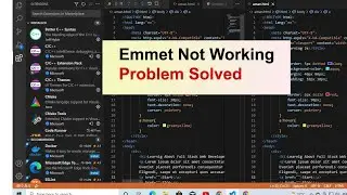 Emmet Not working in Visual Studio code | Emmet solution in Windows