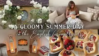 Gloomy Day In The Life | Home Reset, Cosy baking, Dreamy English Country Garden, Slow Living Vlog UK