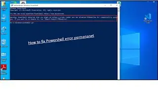 Powershell pay ya error kaise fix kara || warning: powershell detected a screenreader