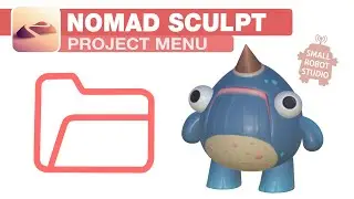 Nomad Sculpt: Project Menu (Save, Export, Import, Render...)