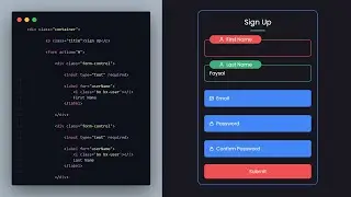 Awesome Sign Up Form in HTML CSS and JavaScript | Form Validation in HTML CSS and JS