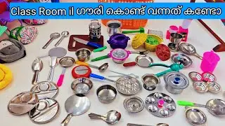 കറുമ്പൻ Episode - 500| satisfying unboxing & review miniature kitchen set toys