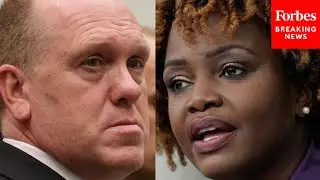 Thats A Bunch Of Bulls---!: Tom Homan Rips Karine Jean-Pierre At Major GOP Event