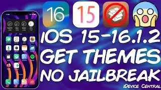 How To Install REAL THEMES Without JAILBREAK! Custom Home Screen Icons iOS 15.0 - 16.1.2 All Devices