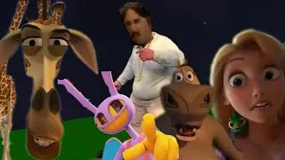 Melman and Gloria Get Married Crossover