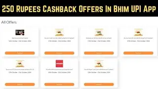 Bhim UPI Cashback Offers - OCTOBER 2024