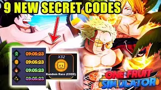 One Fruit Simulator - 9 New Secret Codes get RACE & All x2 Boosts (Summer Update)