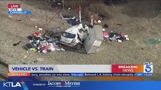 Surfliner collides with vehicle in Camarillo; 1 in critical condition