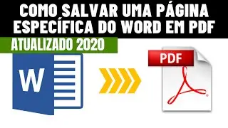 [EASY] How to save a specific Word page to PDF