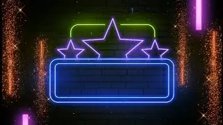 Neon GLOWING Frame | Glowing Lights With Glowing Effects | Neon Border | Latest video |Best Editing