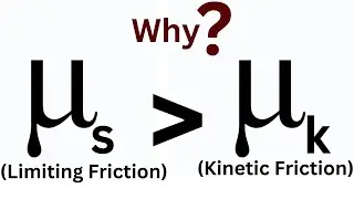 😕Why Limiting Friction is greater than Kinetic Friction? | Basics of Physics - 9 | Kartikey Pandey