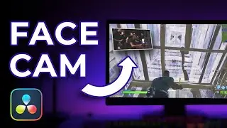 How to OVERLAY your FACE in a corner of a video? (FACE CAM in Davinci Resolve)